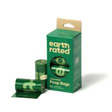 EarthRated Poop Bags Unscented 4 Roll