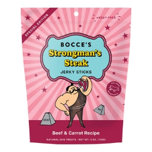 Bocce's Bakery Jerky Sticks Strongman's Steak 4oz