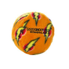 Mighty Ball Large Orange Lightning