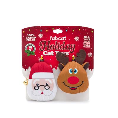 FabCat Santa Reindeer 2 Pack