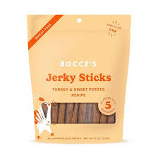 Bocce's Jerky Sticks Turkey Treats 4oz