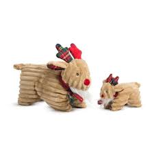 Huggle Hounds Tartan Tidings Reindeer Large