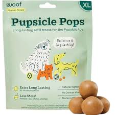 Woof Pupsicle Refill Pops Peanut Butter & Chicken Recipe Xtra Large