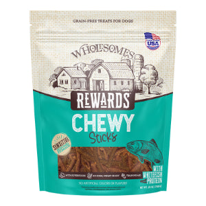 Wholesome Grain Free Jerky Sticks Whitefish 25oz
