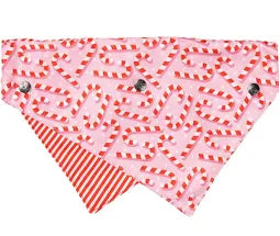 Fuzzyard Holiday Candy Cane Bandana M/L