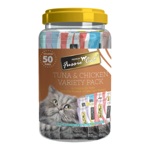 Fussie Cat Puree Chicken Tuna Variety Pack 10 Flavors