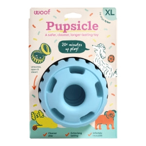 Woof Pupsicle Birthday Blue XL