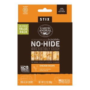 Earth Animal No Hide Stix 20pk - Chicken