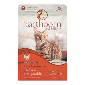 Earthborn Cat Grain Free Primitive Turkey/Chicken 4lb