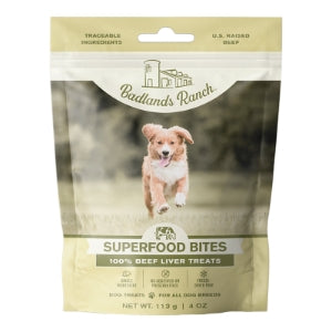 Badlands Ranch Superfood Bites Beef Liver 4oz