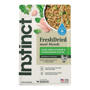 Instinct Fresh Dried Meal Blends Chicken & Super Greens 23oz