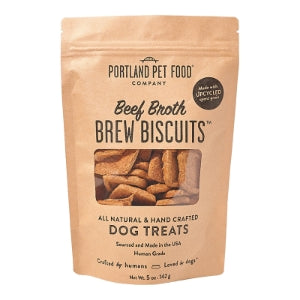 Portland Pet Dog Beef Broth Brew Biscuits 5oz