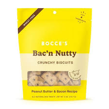 Bocce's Bakery Bacon Nutty Crunchy Treats 5oz