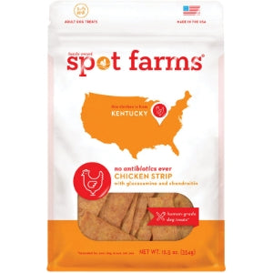 Spot Farms Grain Free Strips Chicken/Glucosamine Chondroitin 12.5oz