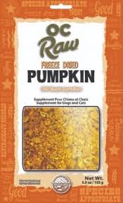 OC Raw Dog Freeze Dried Pumpkin 5.5oz