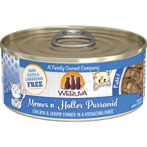 Weruva Cat Meows n' Holler Purramid Pate5.5oz Cat