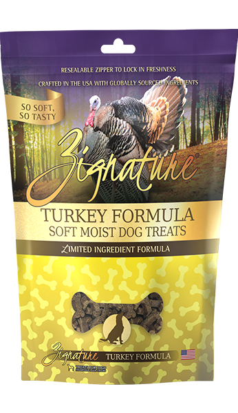 Zignature Limited Ingredient Diet Soft Dog Treats 4oz - Turkey new