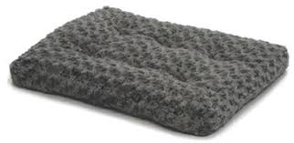 Quiet Time Ombre Swirl Bed 36" 35x23 Charcoal Fur