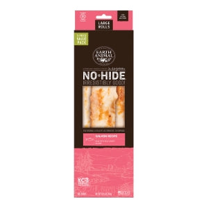 Earth Animal No Hide Large 3 Pack - Salmon