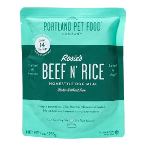 Portland Pet Dog Rosie's  Beef Rice 9oz