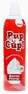 Pup Cup Whipped Cream Bacon 13oz