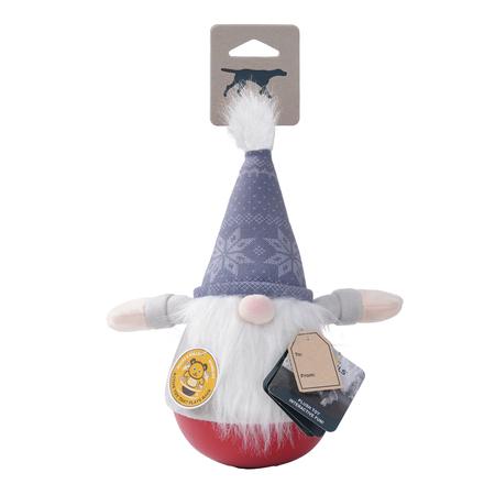 Tall Tails Holiday Rolly Gnome 12"