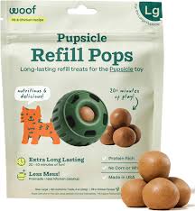 Woof Pupsicle Refill Pops Peanut Butter & Chicken Recipe Large