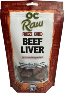 OC Raw Freeze Dried Liver Beef 4oz