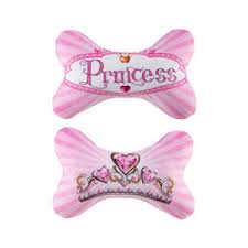 Barkers Boutique Princess Plush Bone Small