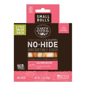 Earth Animal No Hide Small 6 Pack - Salmon
