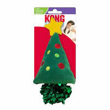 Kong Holiday Cat Crackles Christmas Tree Toy