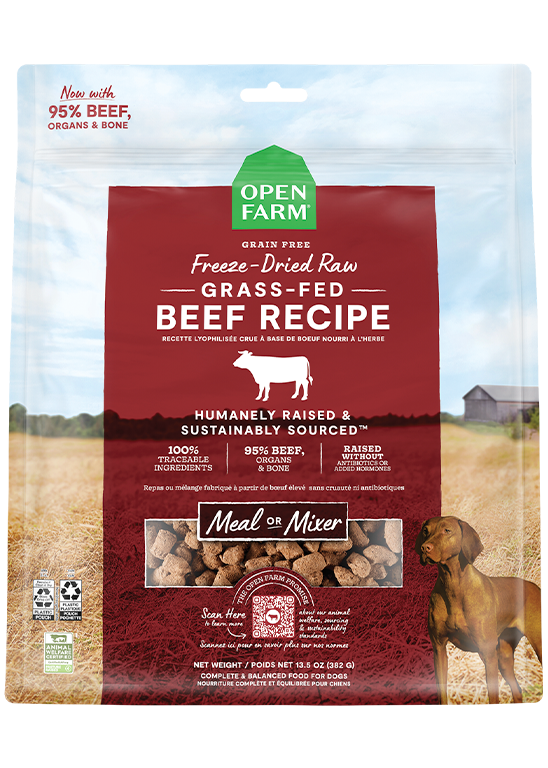 Open Farm Freeze Dried Beef Morsels 3.5oz