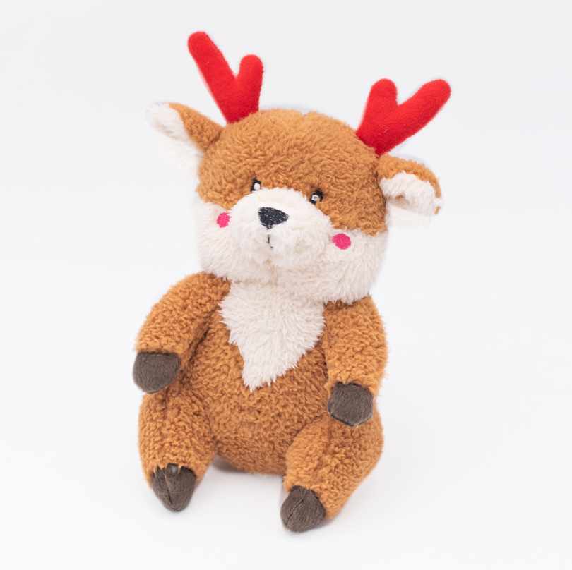 Zippy Paws Holiday Cheeky Chumz Reindeer