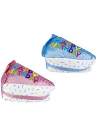 Multipet Cat Birthday Cake Slice Pink 3"