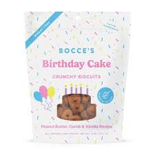 Bocce's Bakery Birthday Cake Crunchy Treats 5oz