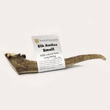 Tuesdays Natural Dog Elk Antler Whole Small
