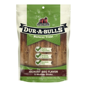 RedBarn Dur-a-Bulls Hickory BBQ Flavor 5 Medium Sticks 17.25oz