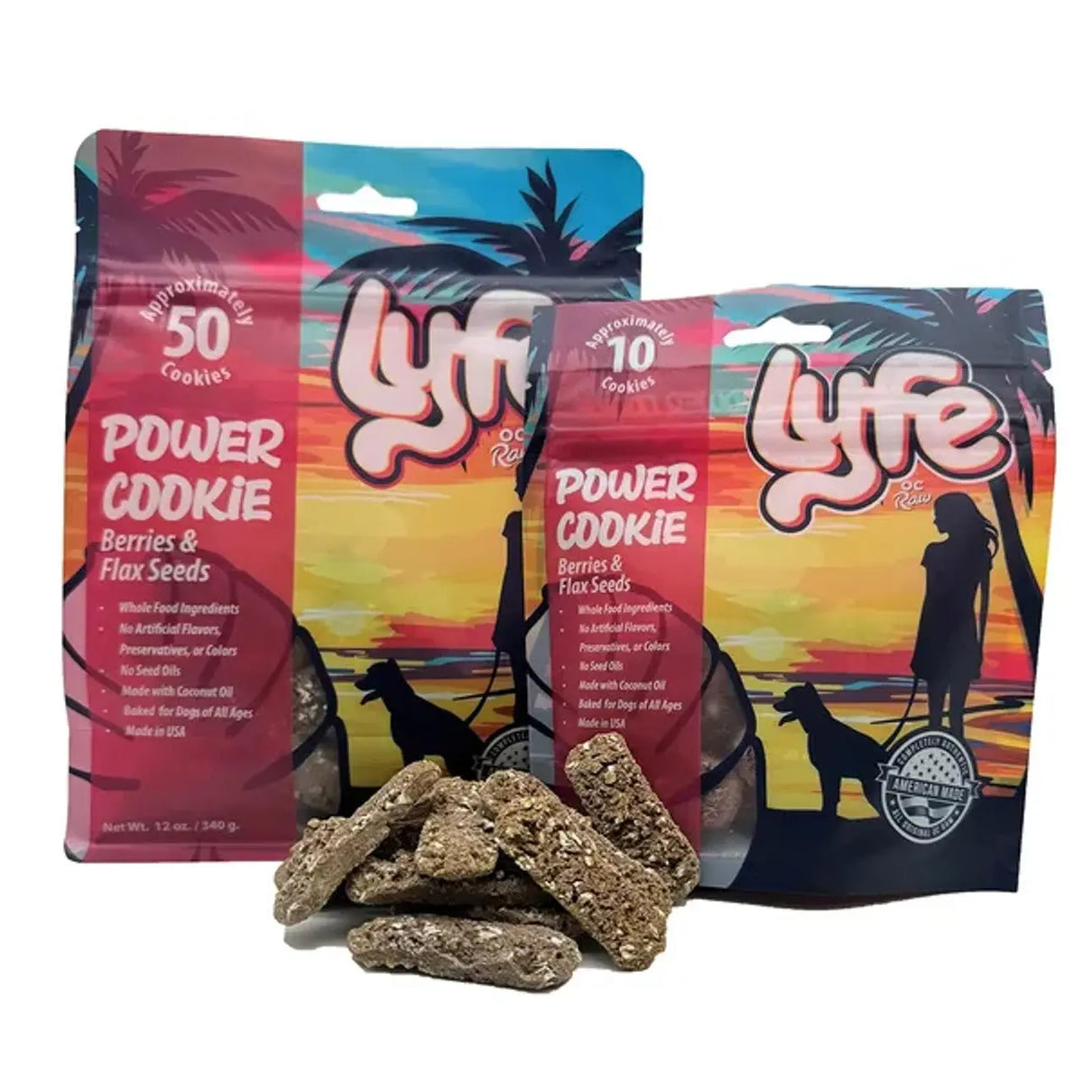 OC Raw Lyfe Power Cookie Berry 12oz