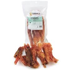 Tuesdays Natural Dog Large Beef Tendons 5pk