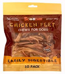 Scoochie Chicken Feet 10pk
