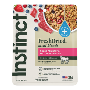 Instinct Fresh Dried Meal Blends Beef & Wild Berry 3oz