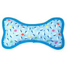Worthy Dog Birthday Bone Blue Small