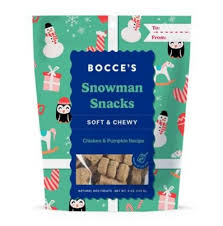 Bocce Soft Chewy Snowman Snacks 6oz