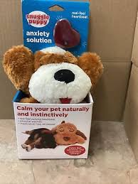 Snuggle Puppy Anxiety Solution Brown/White