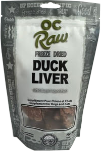 OC Freeze Dried Liver Duck 4oz