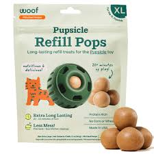 Woof Pupsicle Refill Pops Peanut Butter & Beef Recipe Xtra Large