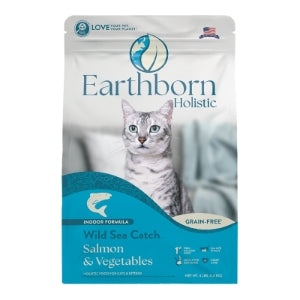 Earthborn Cat Grain Free Wild Sea Catch Salmon/Pacific Whiting 4lb