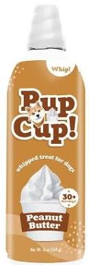 Pup Cup Whipped Cream Peanut Butter 13oz
