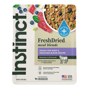 Instinct Fresh Dried Meal Blends Beef & Orchard Belnd 3oz