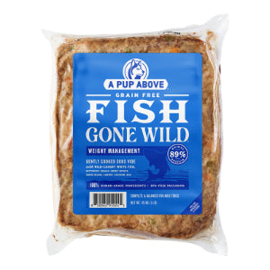 A Pup Above Gently Cooked Fish Gone Wild 1lb